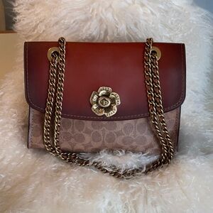 Coach Parker 3-way Bag with Tea Rose Turnlock